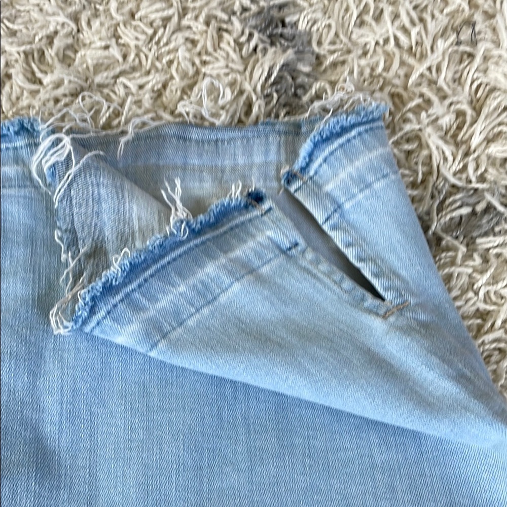 Frame Denim Sky Blue Cropped Jeans - Picture 4 of 6